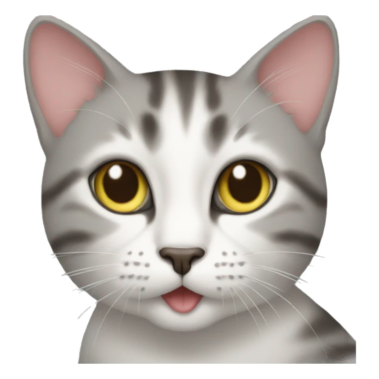 Cat as a marshmewllow sticker