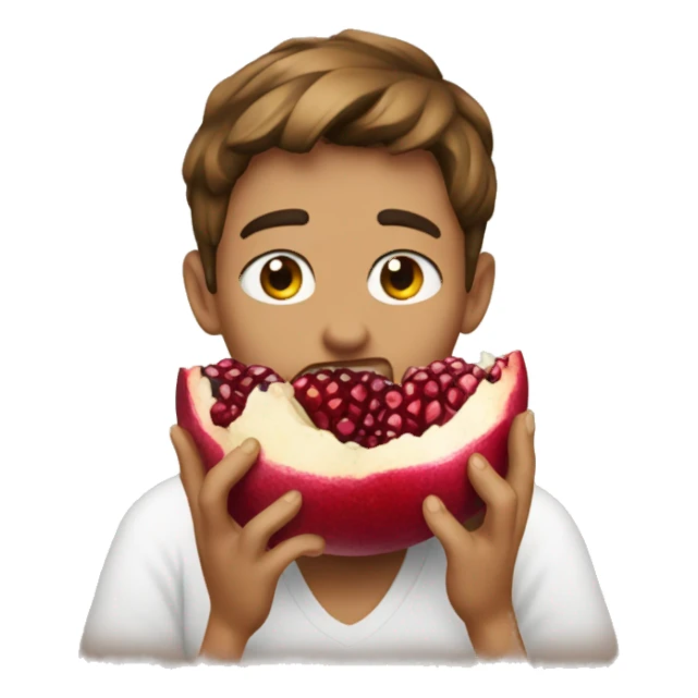 🐇 eating pomegranate sticker