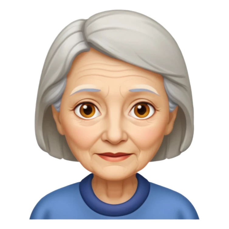 Old Lady 54 age sticker