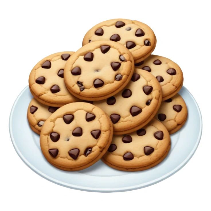 kurabiye dolu tabak sticker