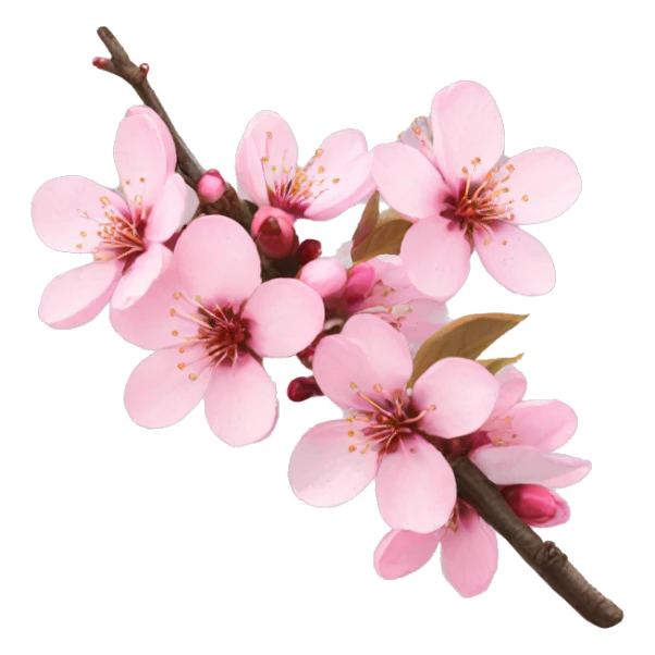cherry blossoms sticker