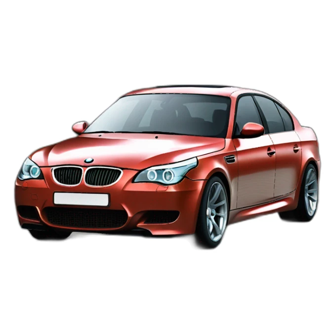 Voiture BMW e60 m5 sticker
