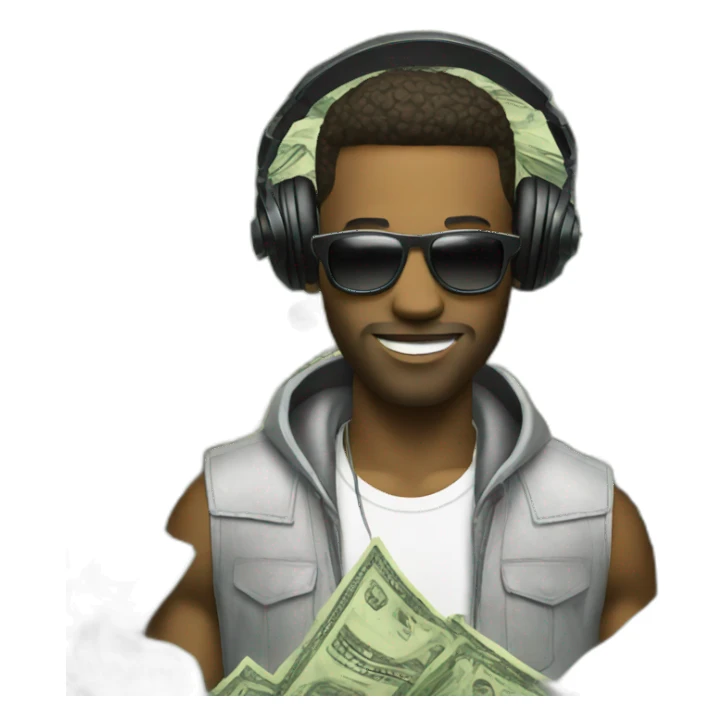money dj sticker