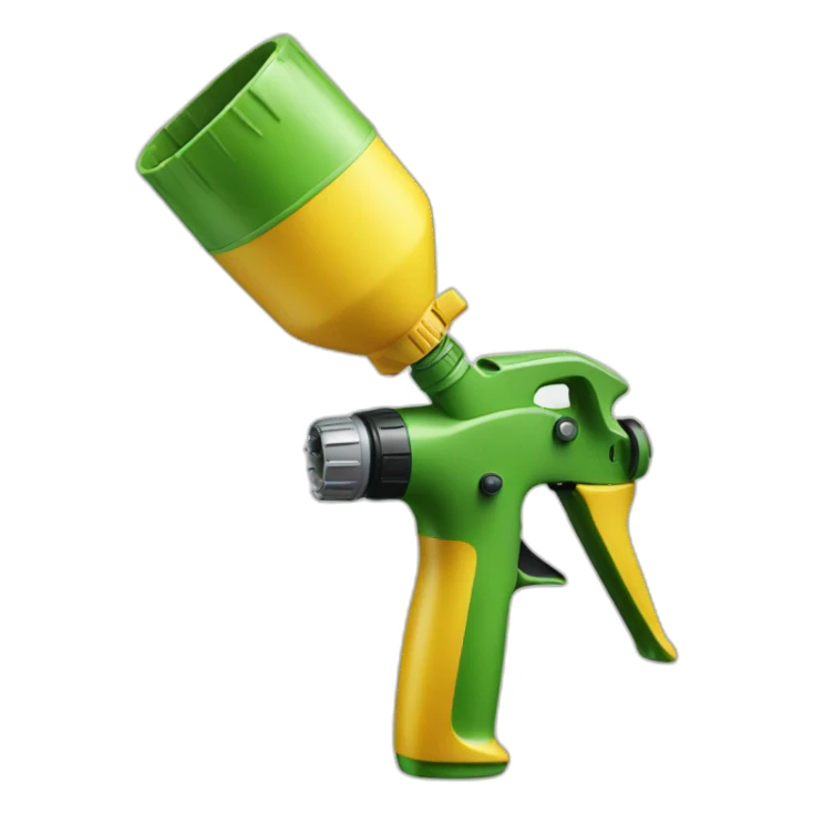 hands sprayer for garden sticker