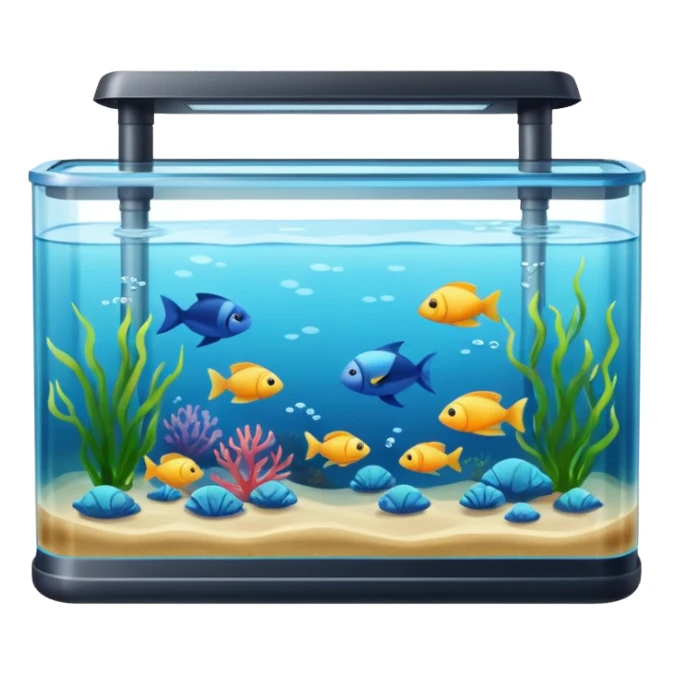 A big long rectangular Aquarium sticker