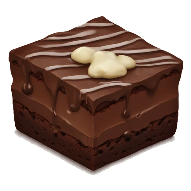 Chocolate brownie sticker