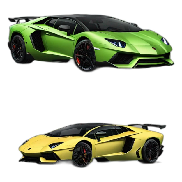 Lamborghini aventador SVJ  sticker