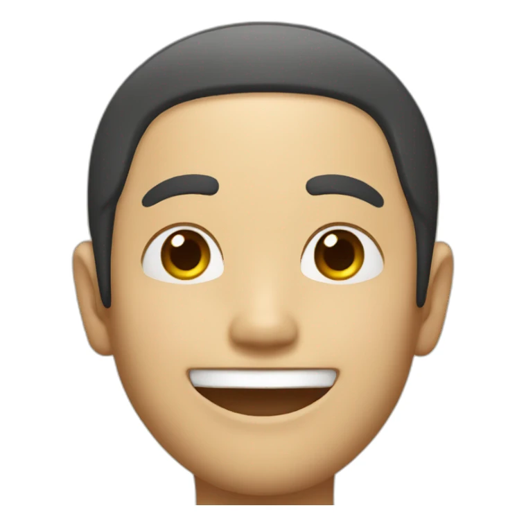 japanese man,smiling sticker