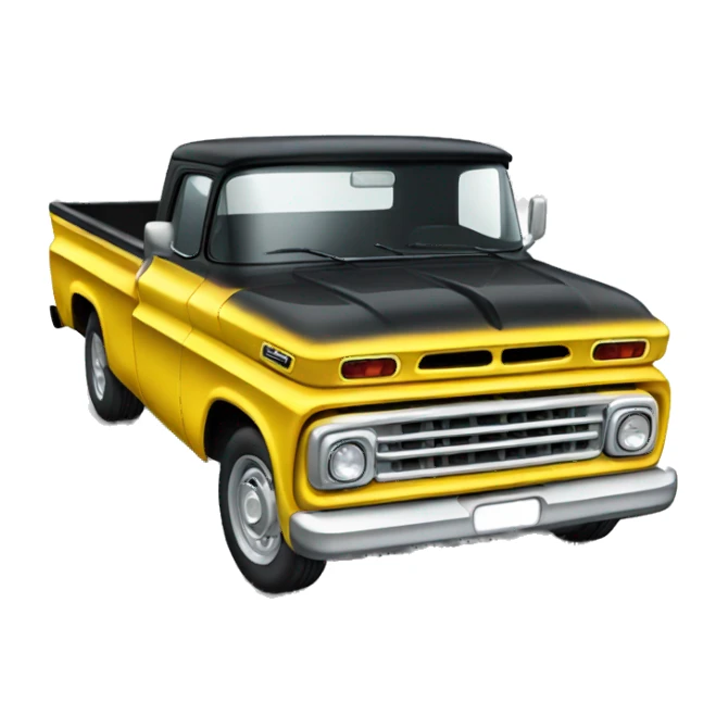 A low Chevy cateye truck sticker