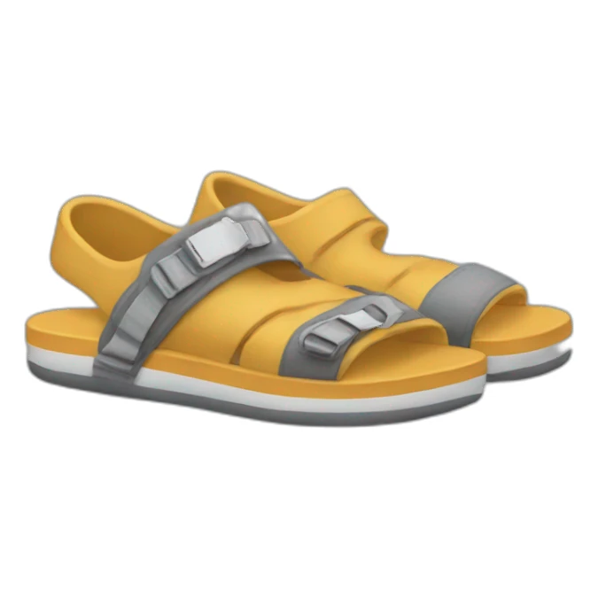 feet whit socks and sandals sticker