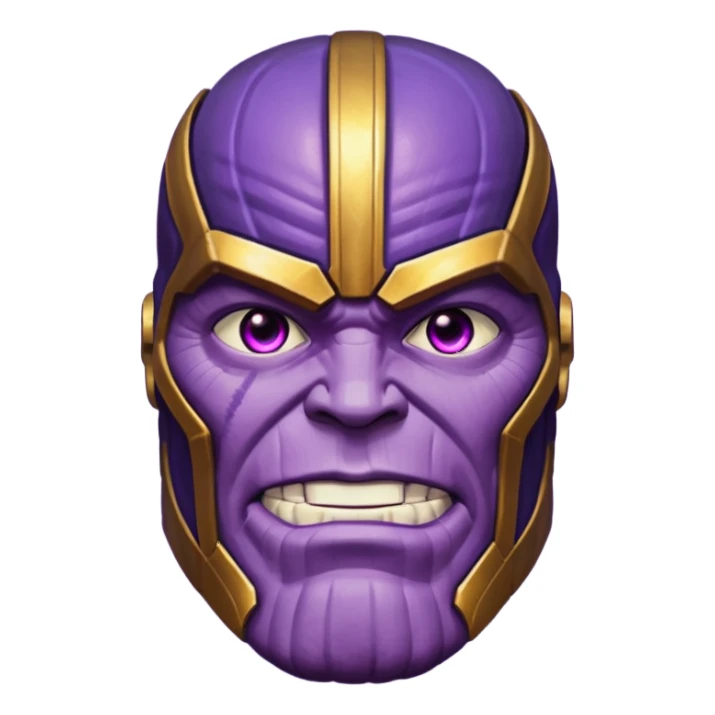 Thanos glow sticker