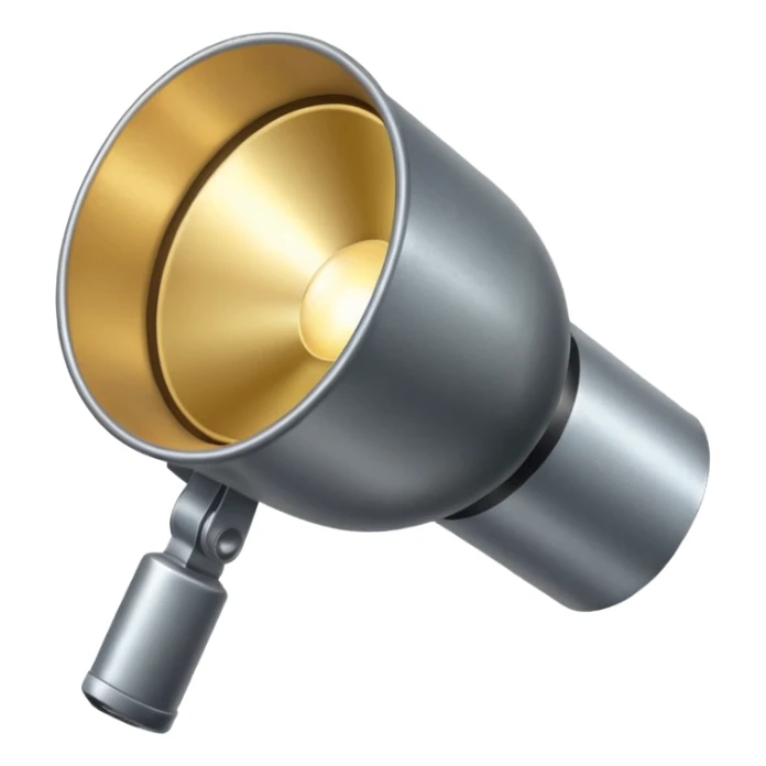 theatre spotlight seen from the side  sticker