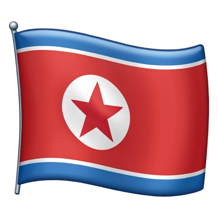 North Korea Flag sticker