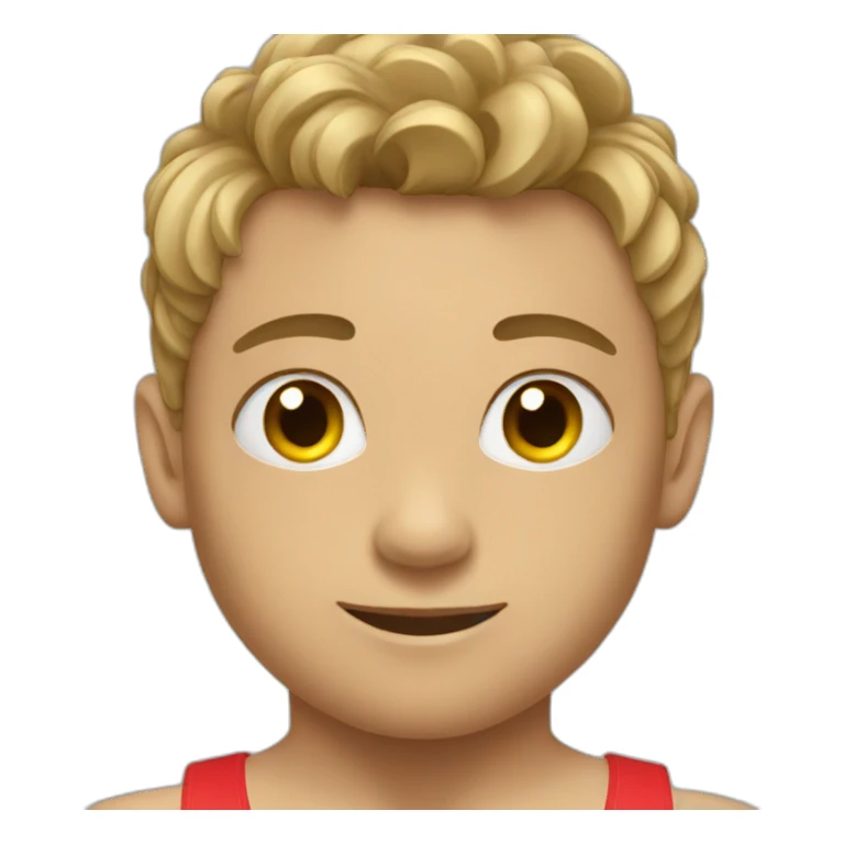 Boy gymnast in tenu sticker