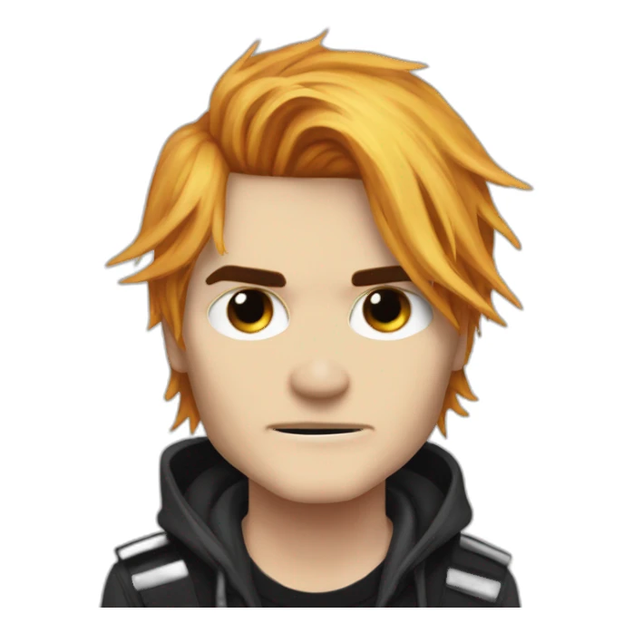 Gerard way danger days realistic sticker