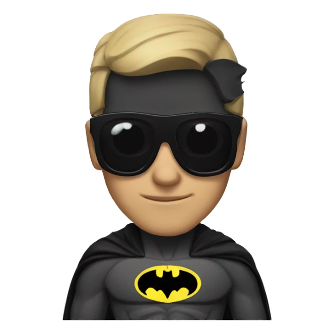 Batman wearing sunglasses sticker