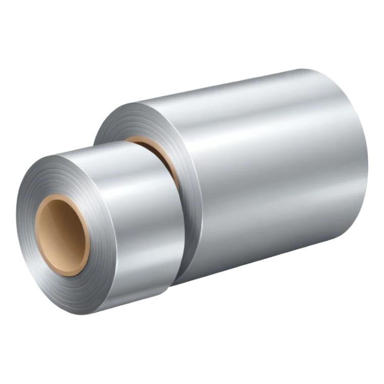 silver foil thin roll sticker