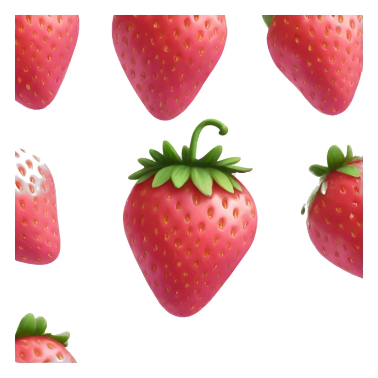 Baby Pink strawberry  sticker