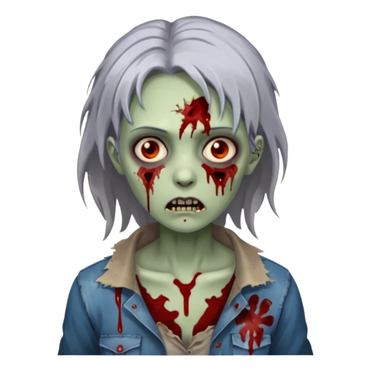 mulher zumbi sticker