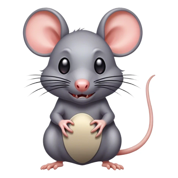 Rat scary game sticker