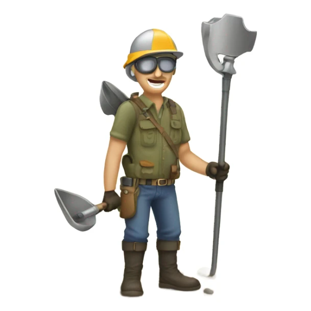 Metal detecting sticker