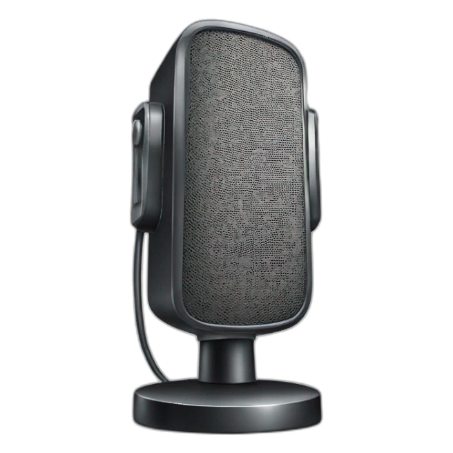 radiospeaker with microphone sticker