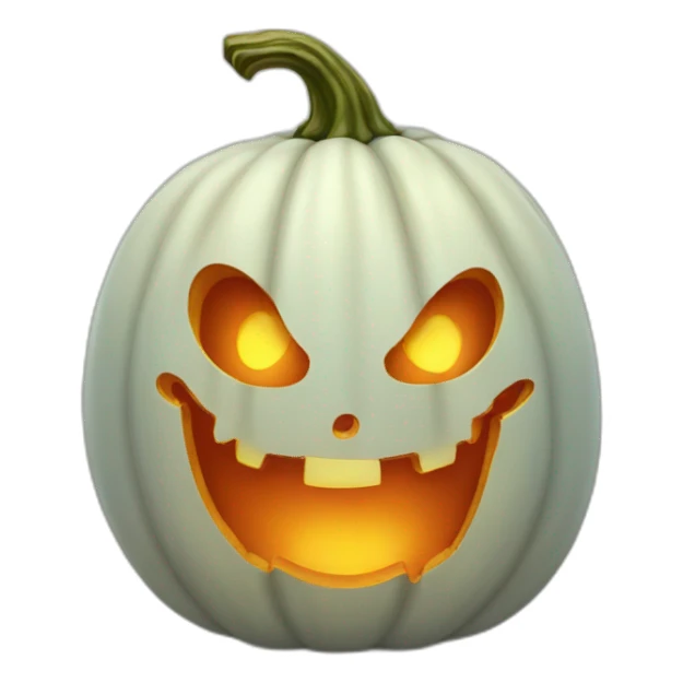 ghost pumpkin sticker