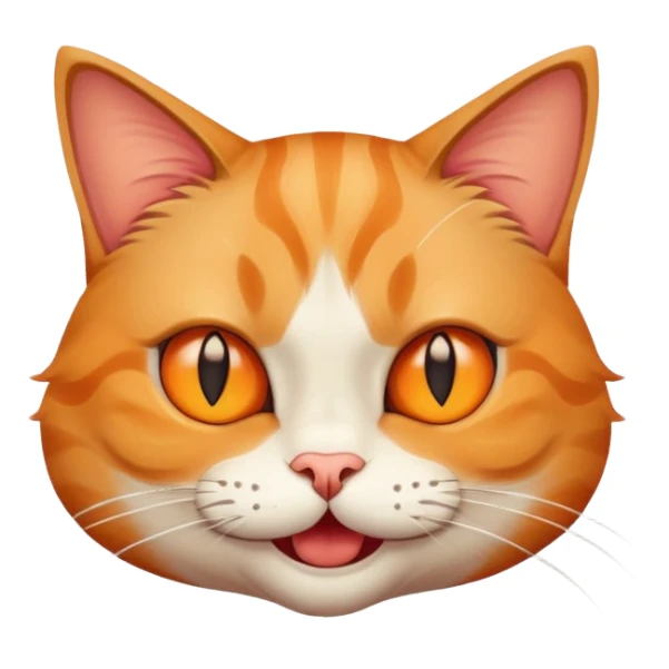 freaky smirking cat sticker