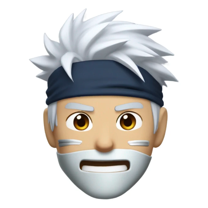 Kakashi riendose sticker