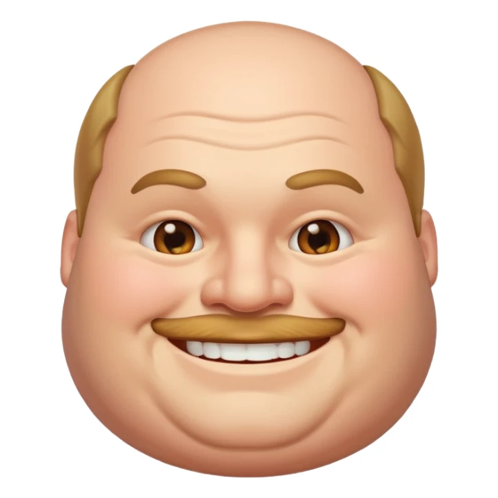 Really big fat man sticker