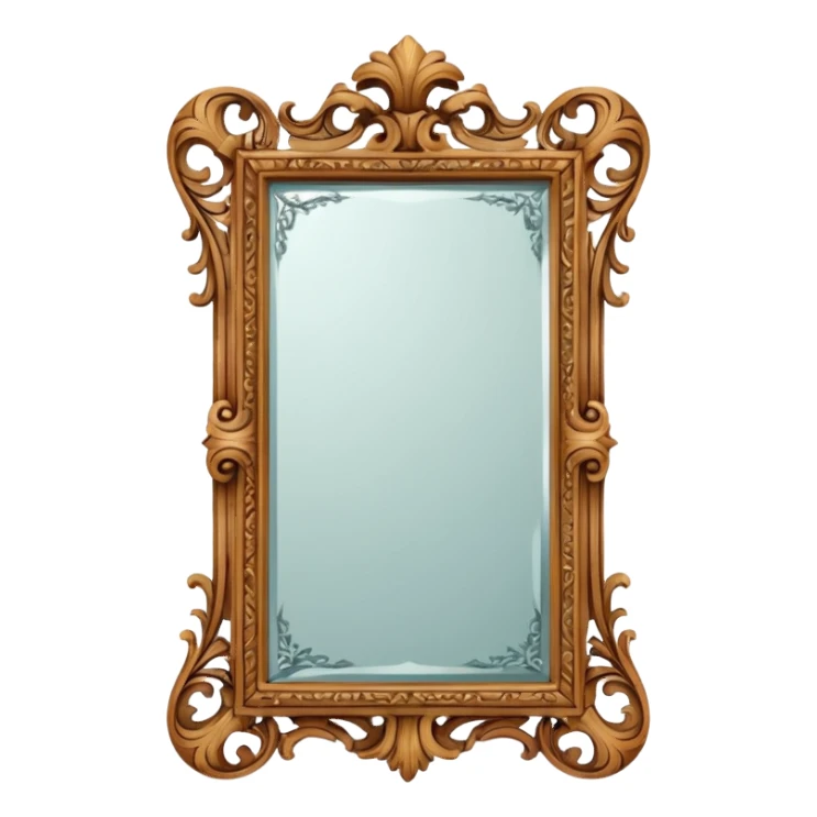 Good ventage mirror  sticker