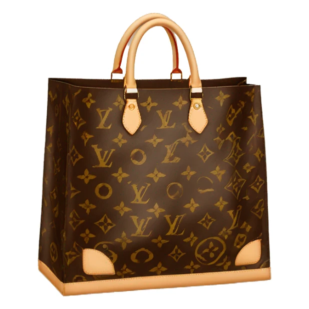 Louis Vuitton shopping bag sticker