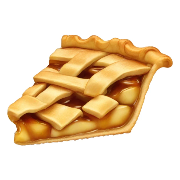 a slice of Apple pie  sticker