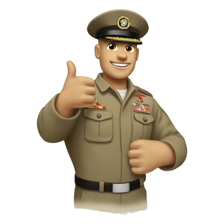  thumbs up usmc sticker