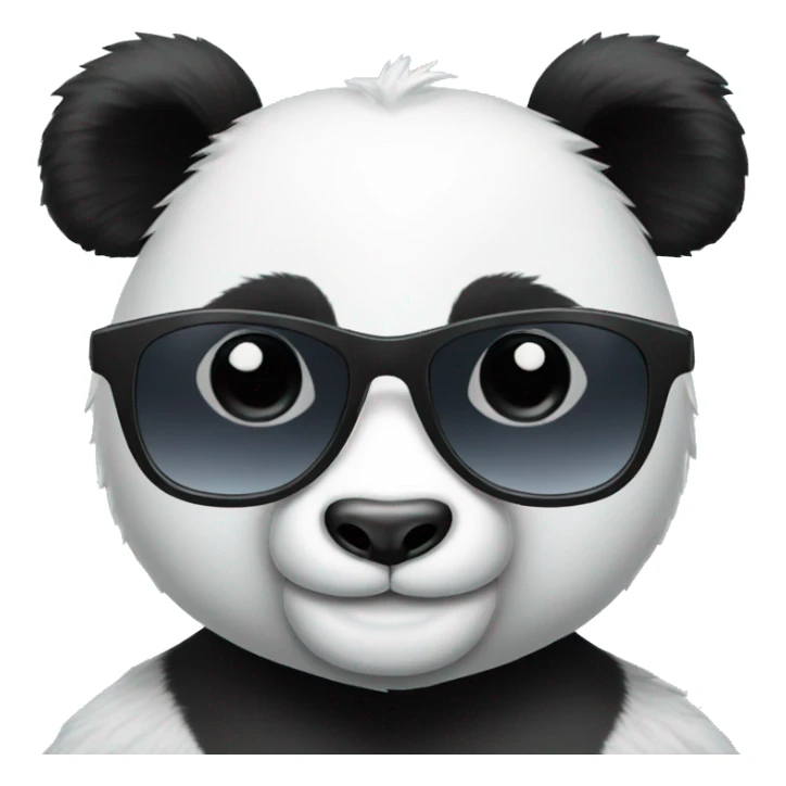 Panda wearing sunglasses  sticker