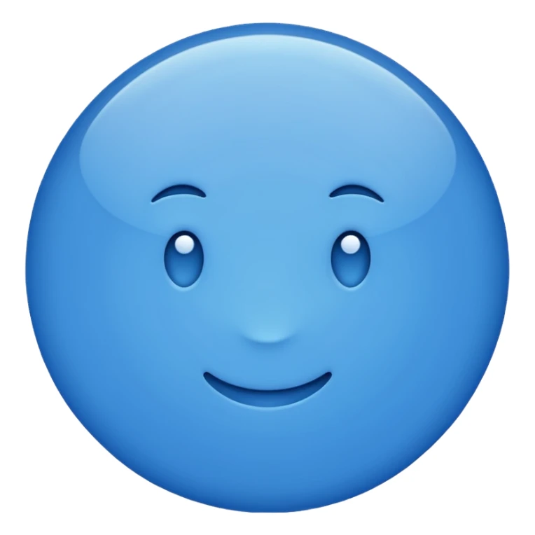 Un círculo celeste  sticker