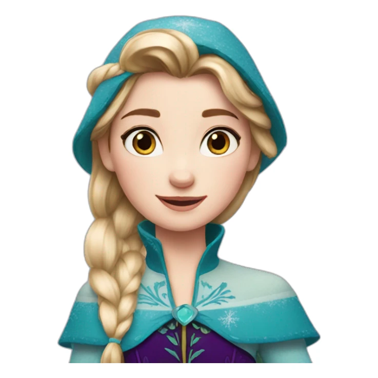 anna from frozen sticker