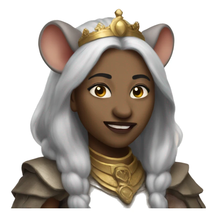 Rat queen sticker