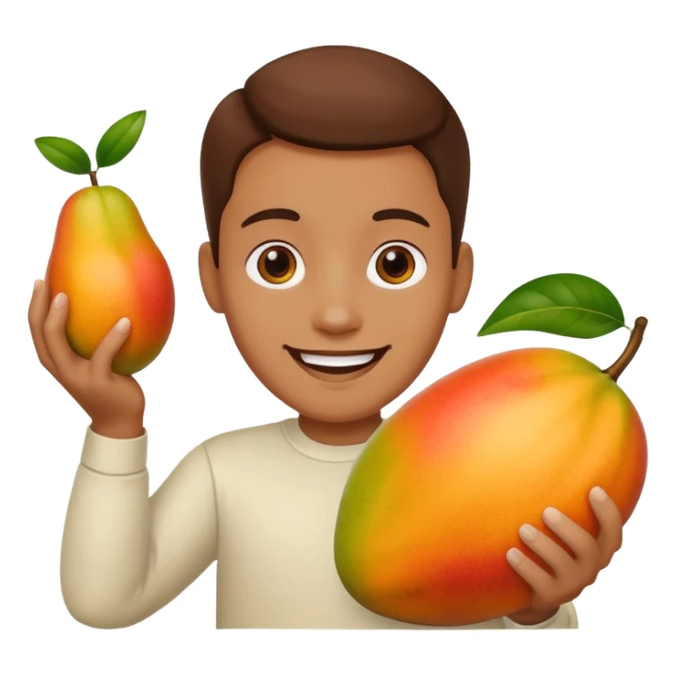 Turkey and a cute happy mango sticker