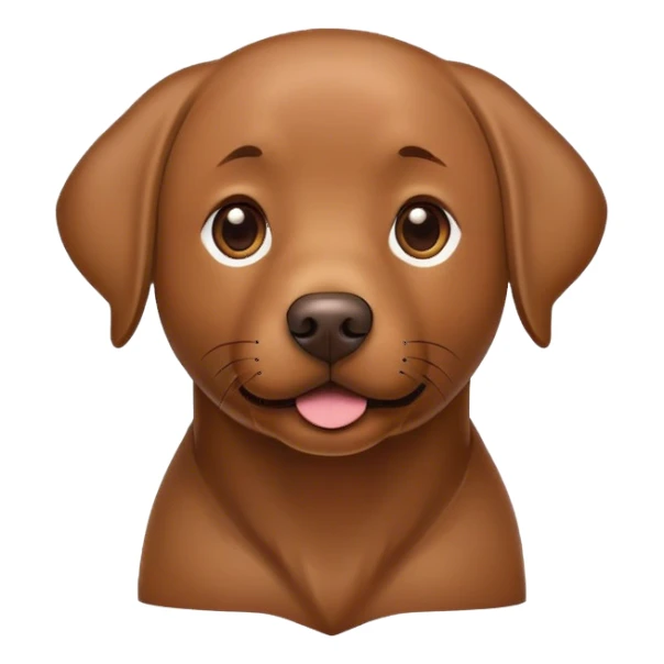 Red Labrador  sticker