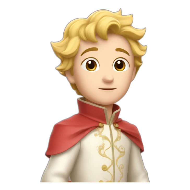 le petit prince rose sticker