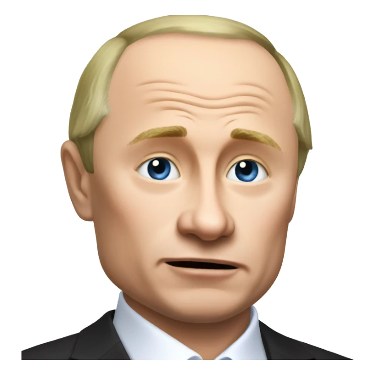 putin eat eggplant  sticker