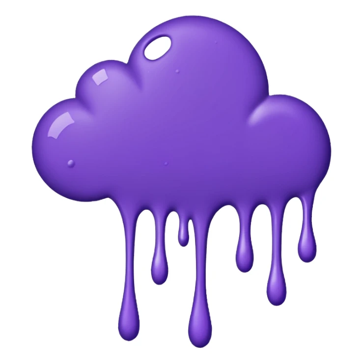 purple paint splatter sticker