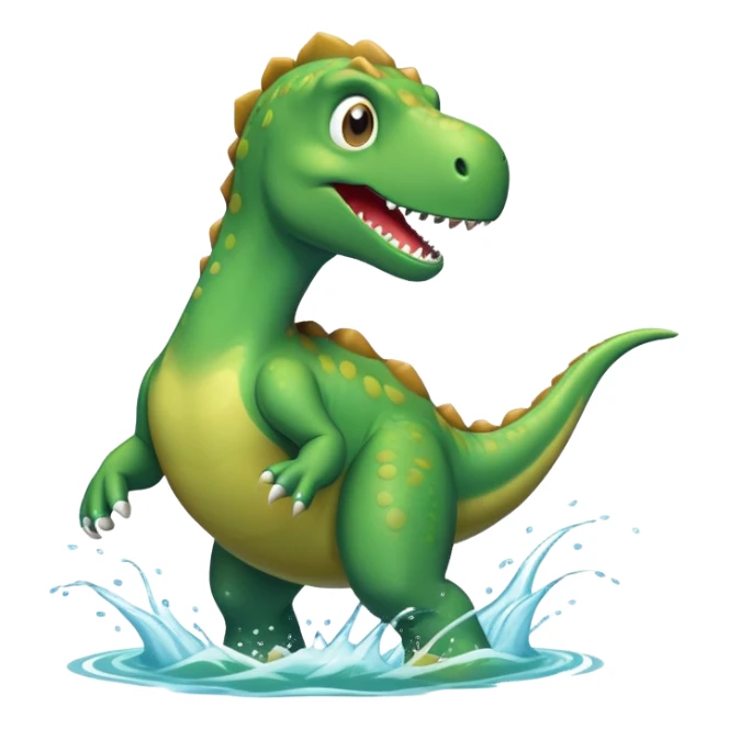 dinossauro a surfat  sticker