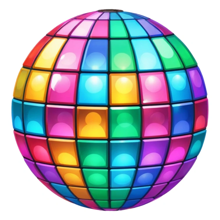 colorful  flash lights sticker