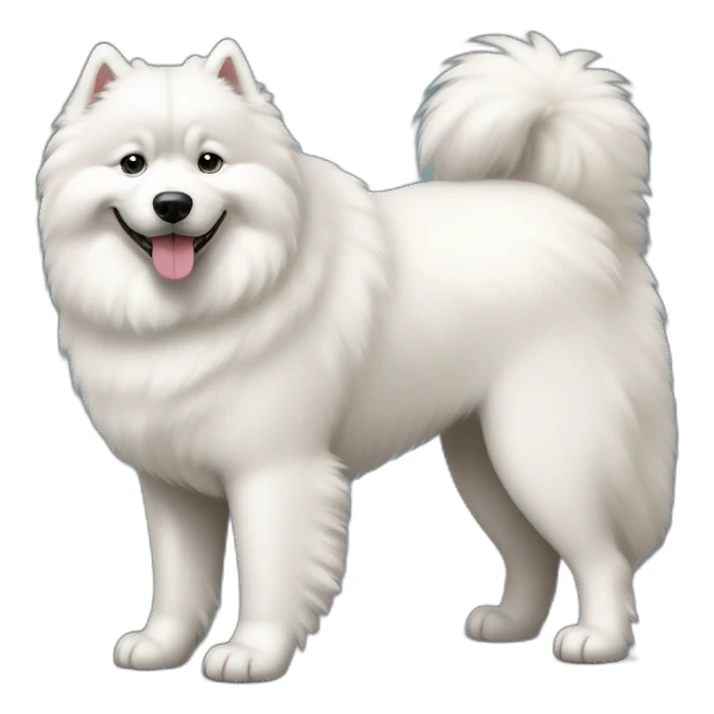 Samoyed standing sticker