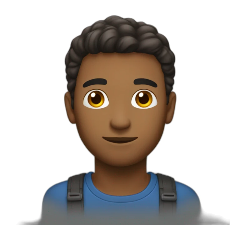 homme main levée profil sticker