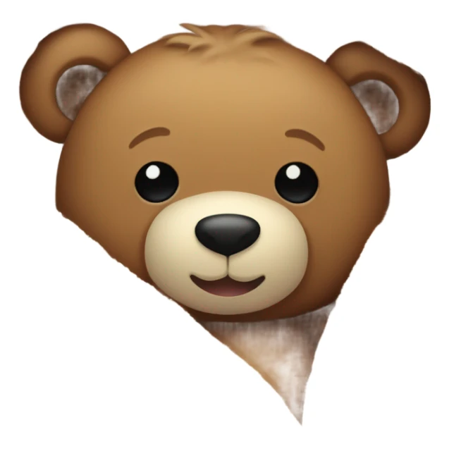 Teddy Bear hugging a baby sticker