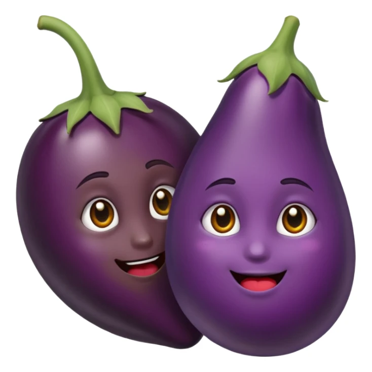 brinjal with small piece  sticker