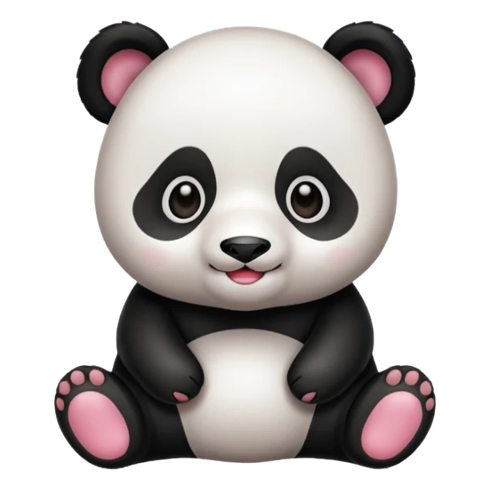 baby panda sticker